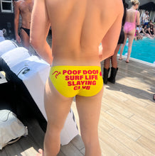Load image into Gallery viewer, POOF DOOF SURF LIFE SLAYING CLUB Budgy Smuggler
