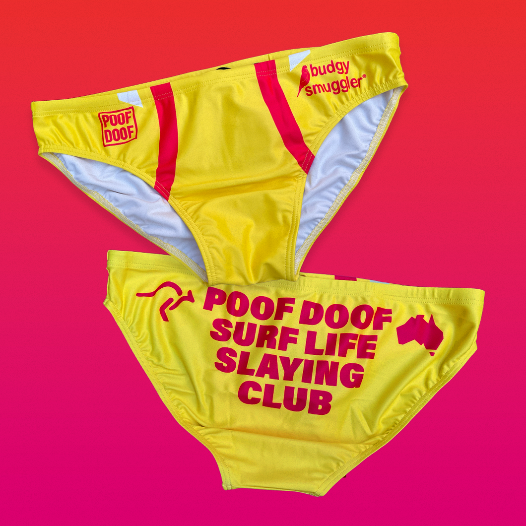 POOF DOOF SURF LIFE SLAYING CLUB Budgy Smuggler