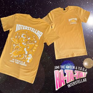 Jimi The Kween & Y.O.G.A. Interstellar Tee (YELLOW)